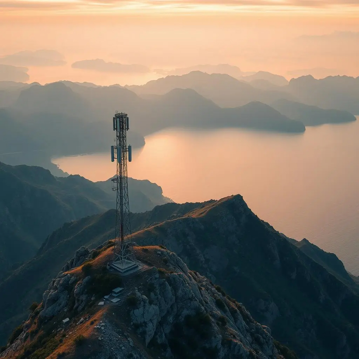Telecom tower aerial